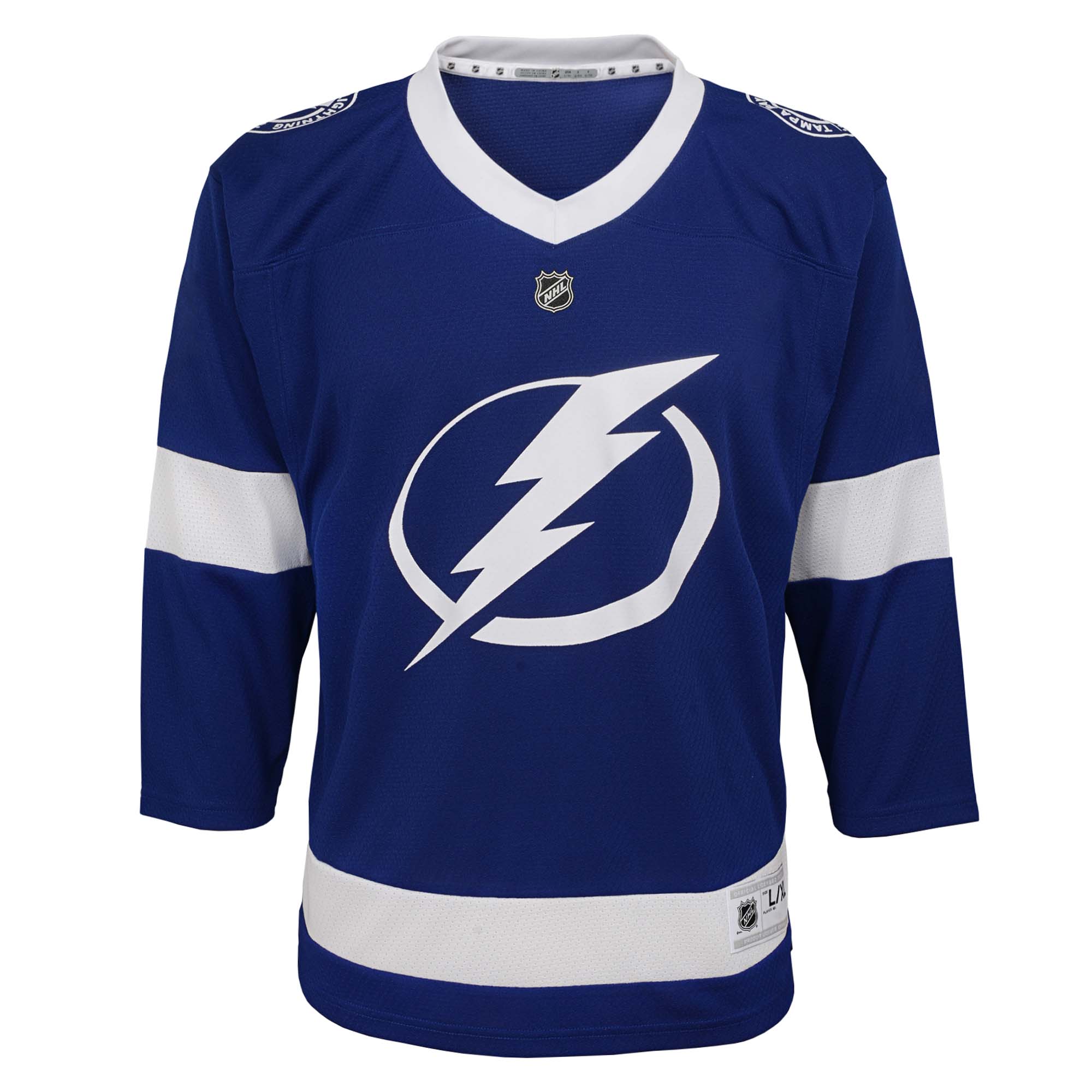 Alternative view of Preschool Tampa Bay Lightning Blue Home Jersey - JS358 
