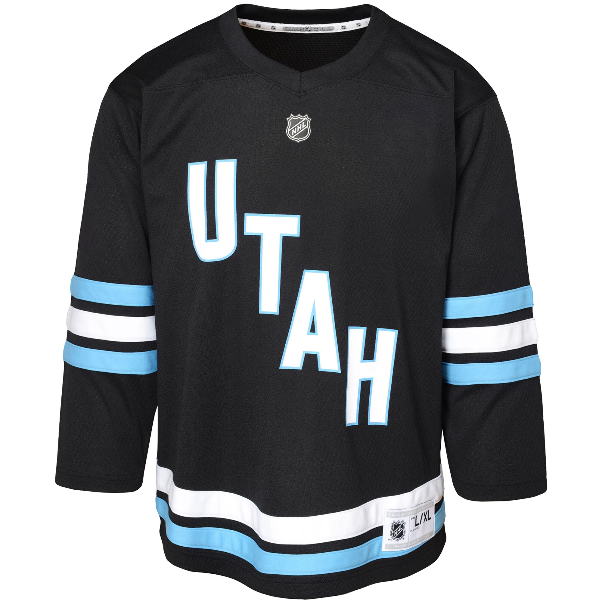 Alternative view of Preschool Utah Hockey Club Black Jersey - JS231 