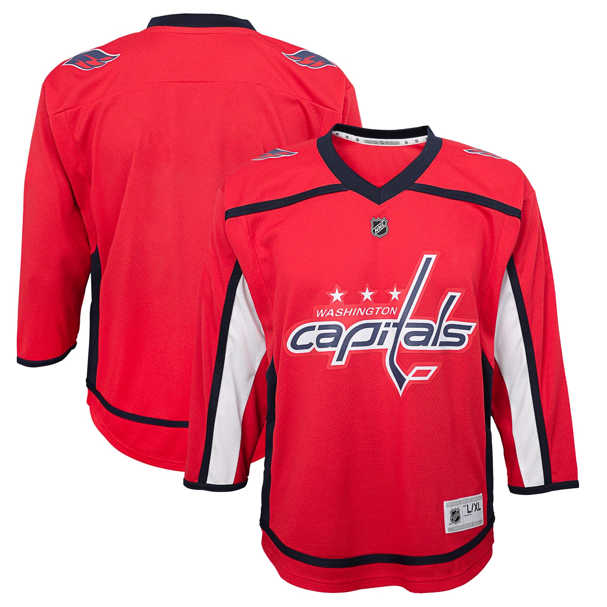 Preschool Washington Capitals Red Home Jersey - JS657 