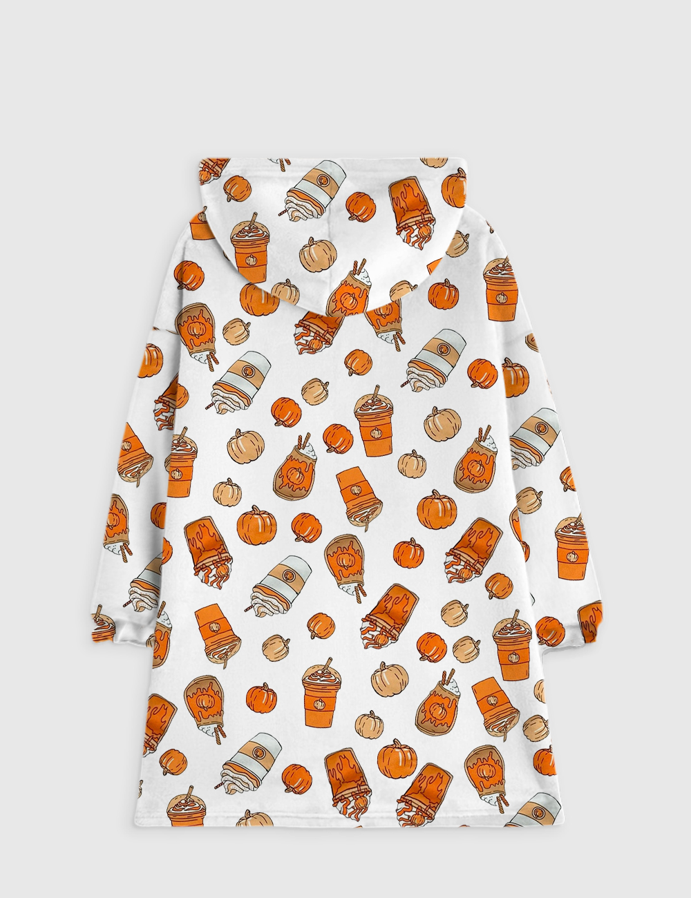 Alternative view of Pumpkin Spice Halloween Fall Fashion Blanket Hoodie