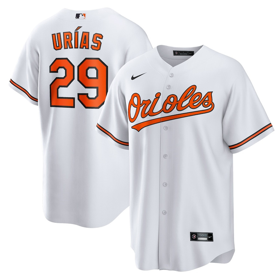 Ramón Urías 29 Baltimore Orioles Home Men Jersey - White