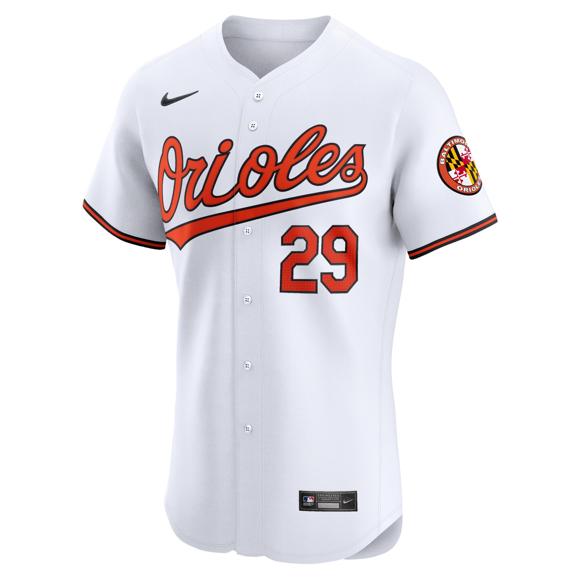 Alternative view of Ramon Urias Baltimore Orioles Home Elite Player Jersey - White