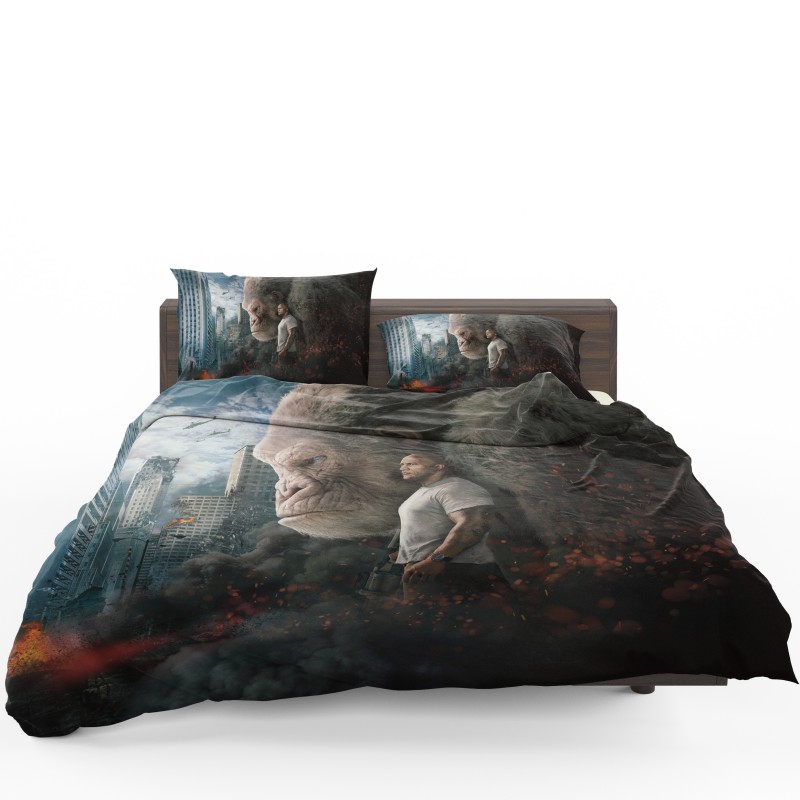 Rampage Dwayne Johnson Movie Bedding Set - Custom Bedding Set