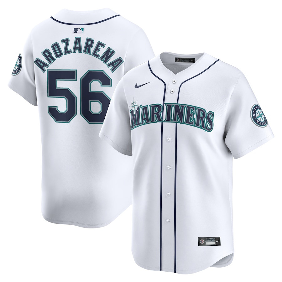 Randy Arozarena 56 Seattle Mariners Home Limited Player Men Jersey - White 
