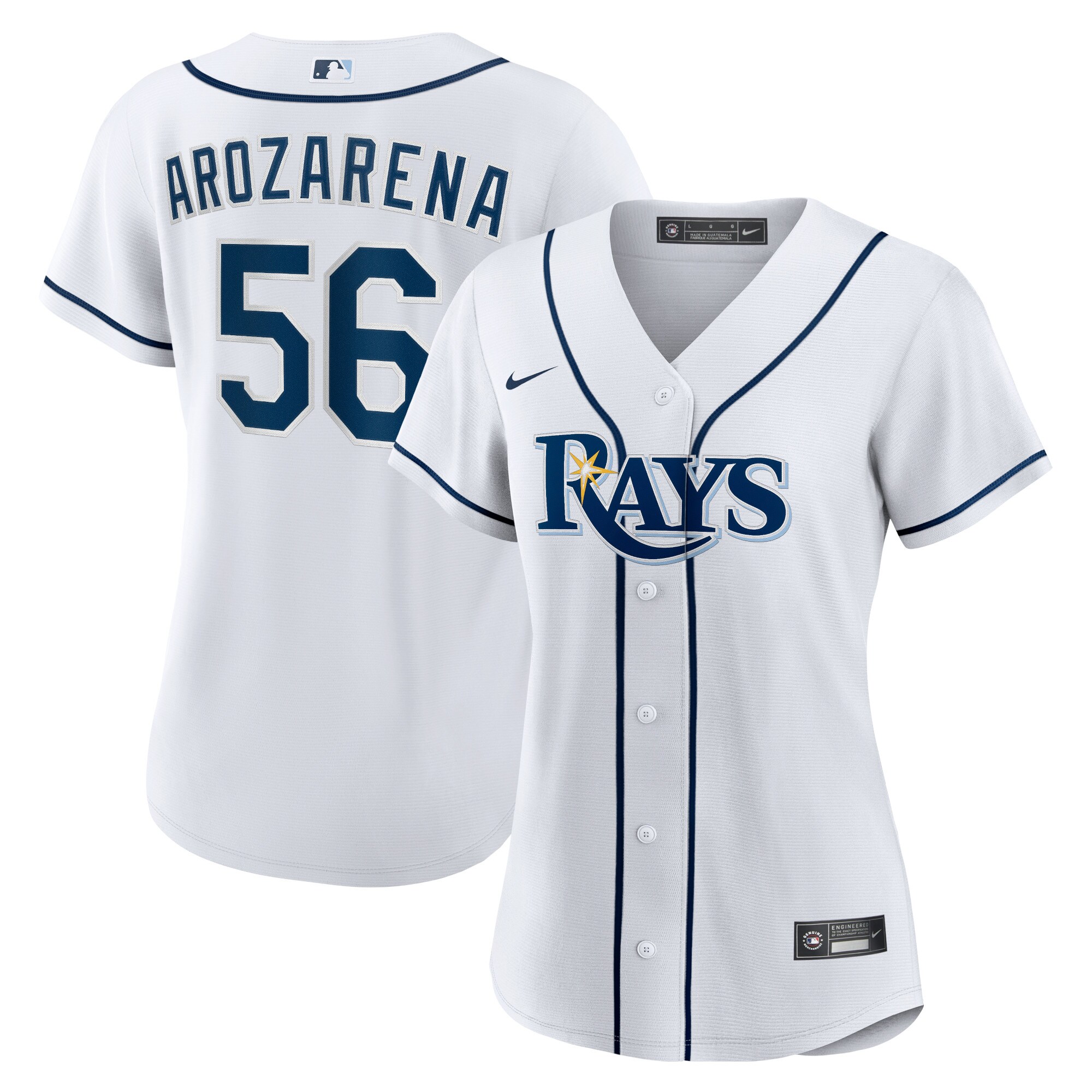 Randy Arozarena Tampa Bay Rays Women's Home Replica Player Jersey - White