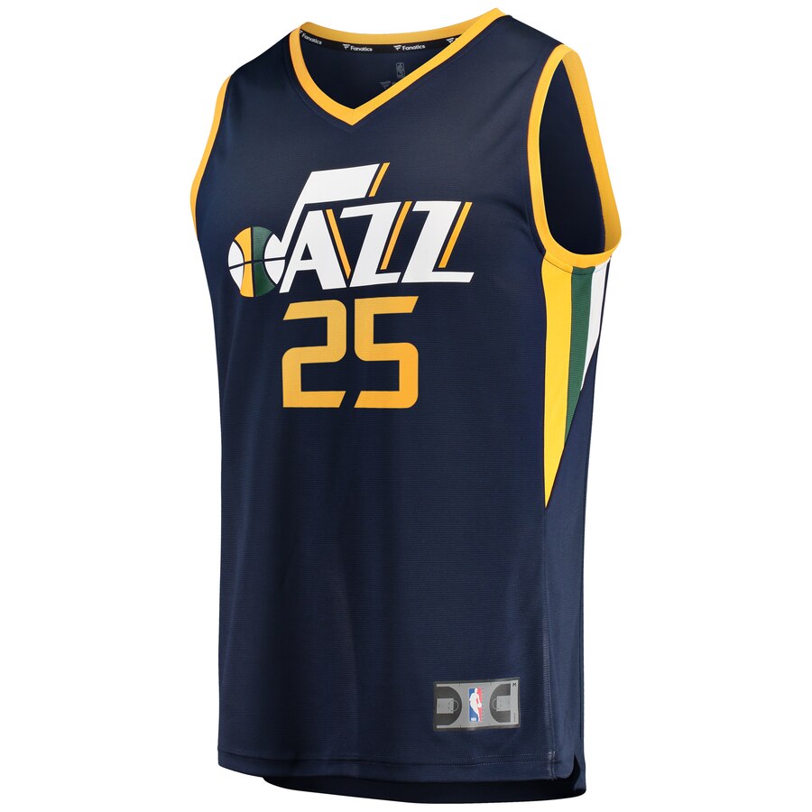 Alternative view of Raul Neto Utah Jazz Fanatics Branded Fast Break Replica Player Jersey - Icon Edition - Navy