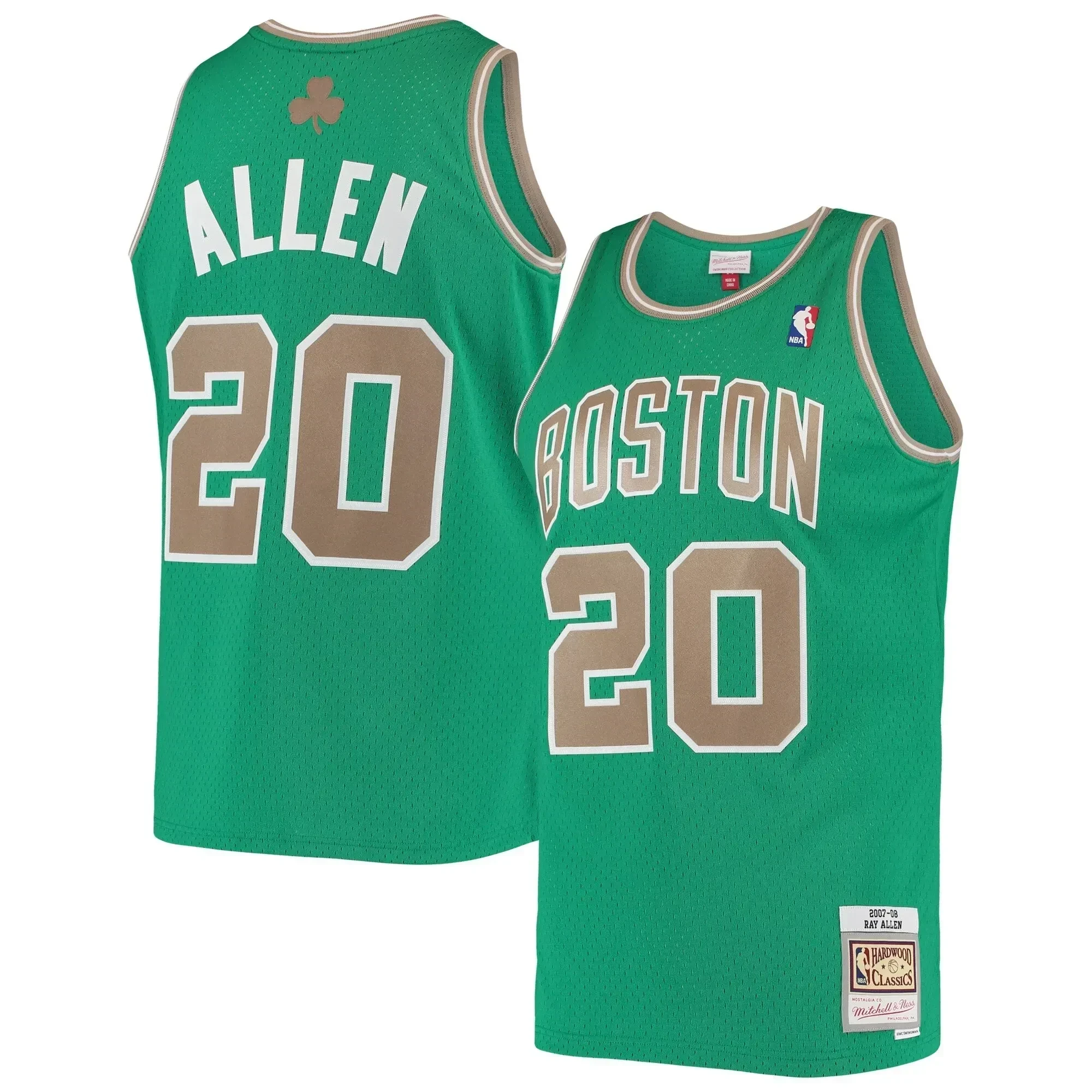 Ray Allen Boston Celtics Mitchell & Ness Hardwood Classics Swingman Jersey - Kelly Green - JS667