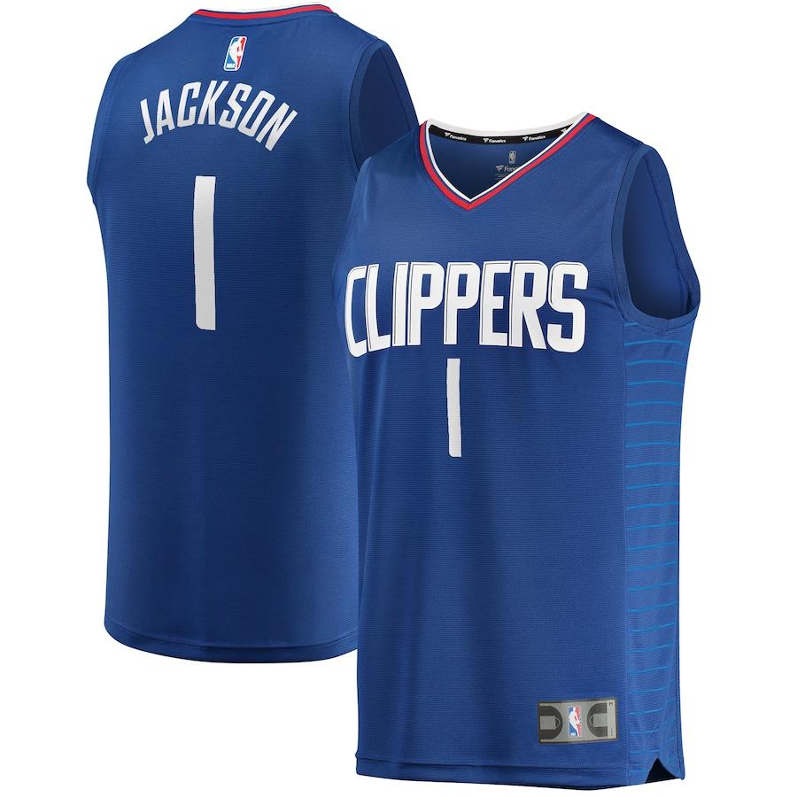 Reggie Jackson La Clippers Fanatics Branded Fast Break Player Jersey - Icon Edition - Royal