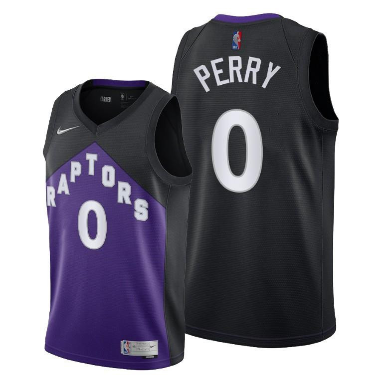 Reggie Perry Toronto Raptors White Classic Edition Jersey 0 - Men Jersey - JS757 