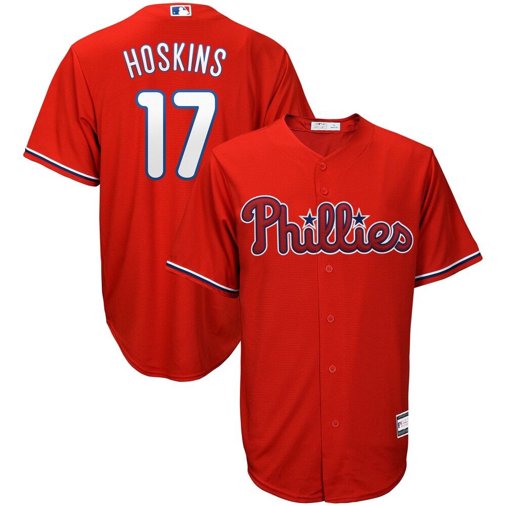 Rhys Hoskins Philadelphia Phillies Big & Tall Player Jersey - Red