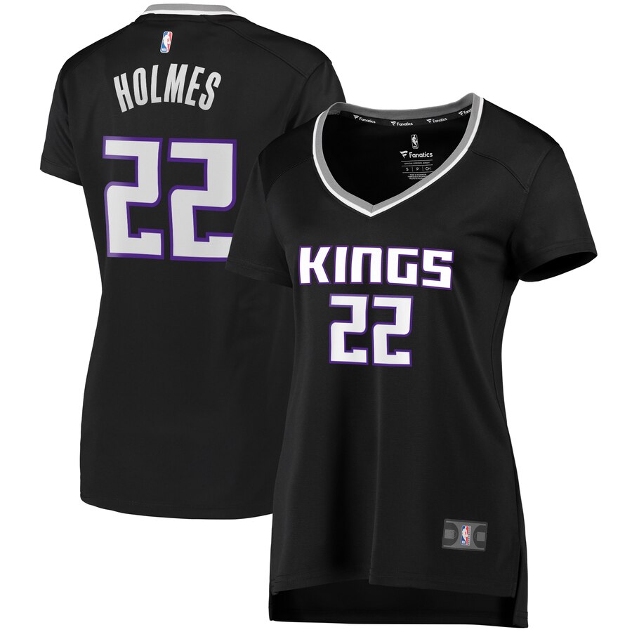 Richaun Holmes Sacramento Kings Fanatics Branded Women's Fast Break Player Replica Jersey - Statement Edition - Black