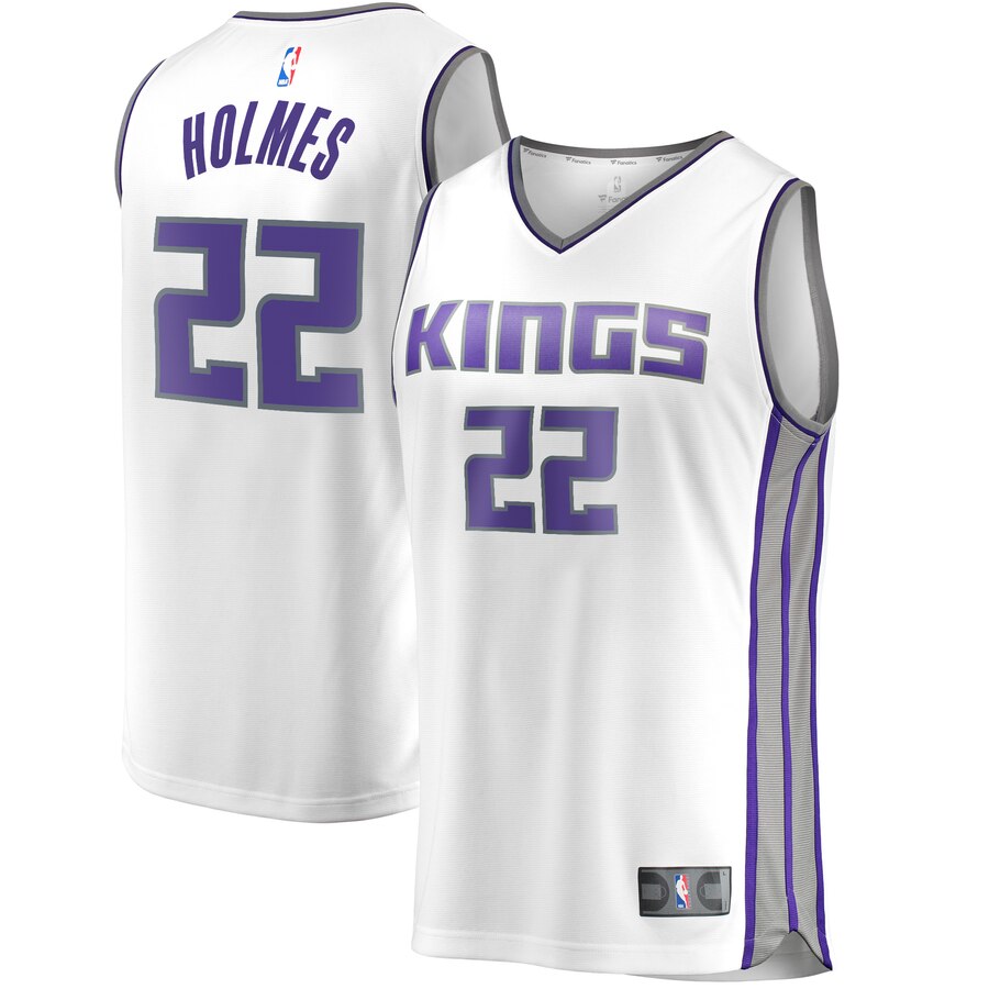 Richaun Holmes Sacramento Kings Fanatics Branded Youth Fast Break Replica Player Jersey - Association Edition - White