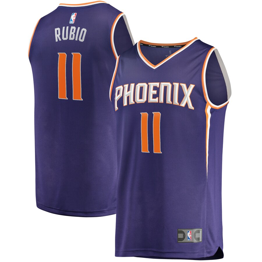 Ricky Rubio Phoenix Suns Fanatics Branded Fast Break Replica Jersey Purple - Icon Edition