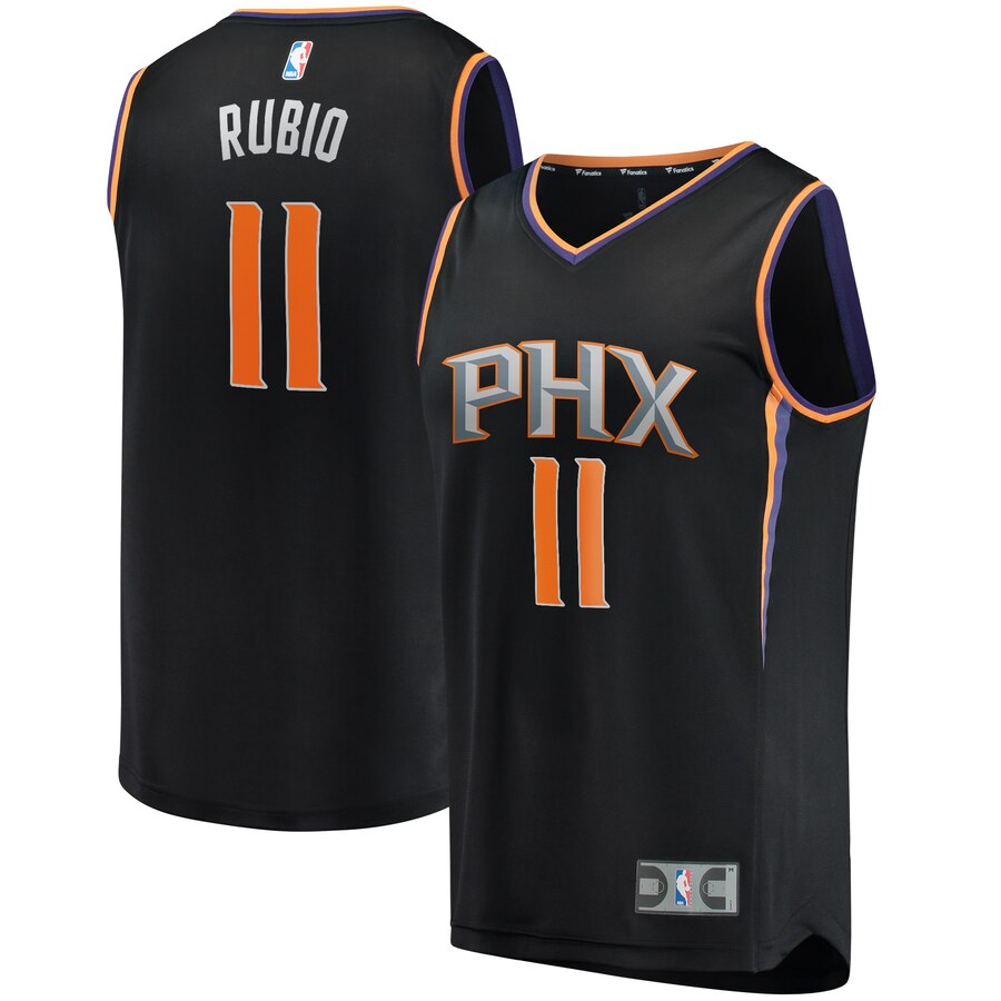 Ricky Rubio Phoenix Suns Fanatics Branded Youth Fast Break Replica Jersey Black - Statement Edition