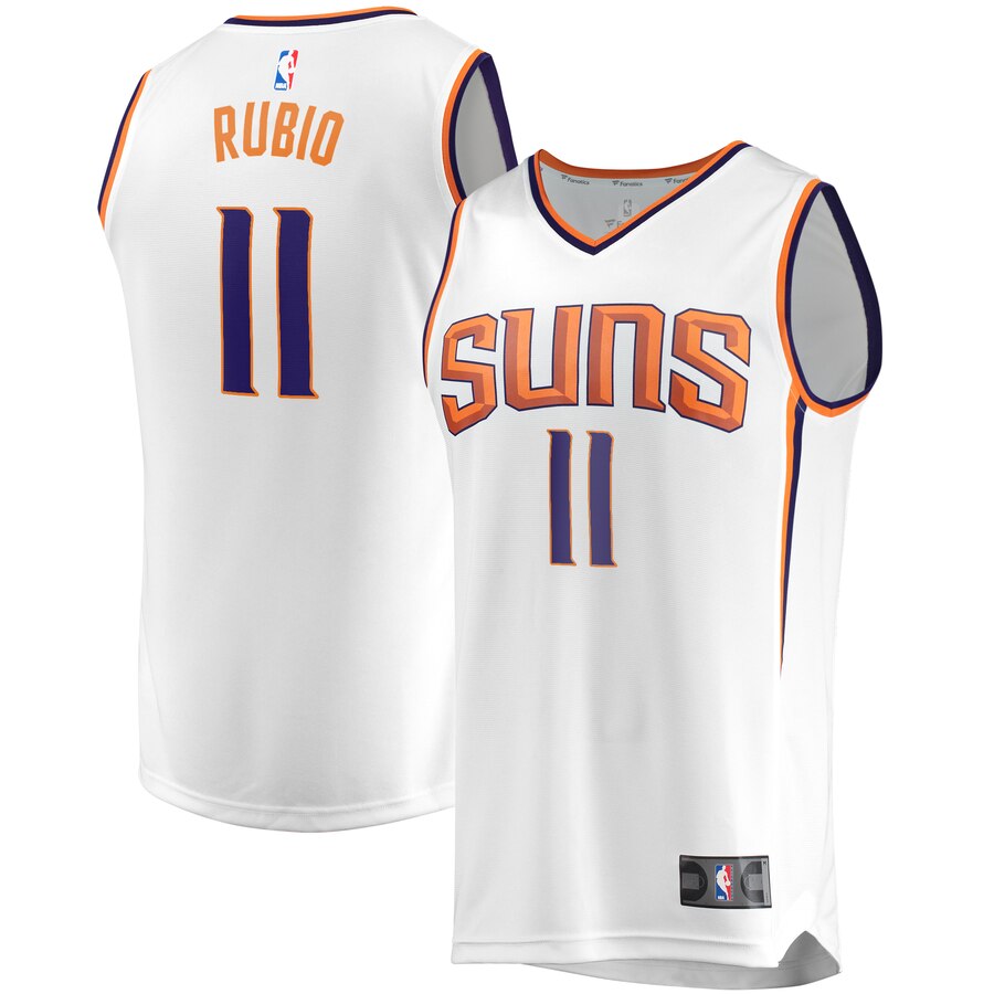 Ricky Rubio Phoenix Suns Fanatics Branded Youth Fast Break Replica Jersey White - Association Edition