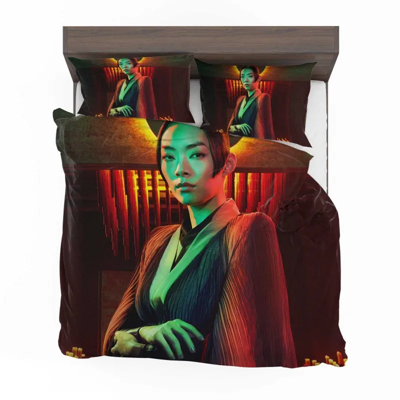 Alternative view of Rina Sawayama As Akira John Wicks Movie Bedding Set - Custom Bedding Set