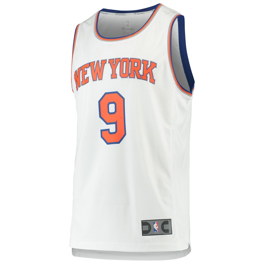 Alternative view of R.j. Barrett New York Knicks Fanatics Branded 2019 Nba Draft First Round Pick Fast Break Replica Jersey - Association Edition - White