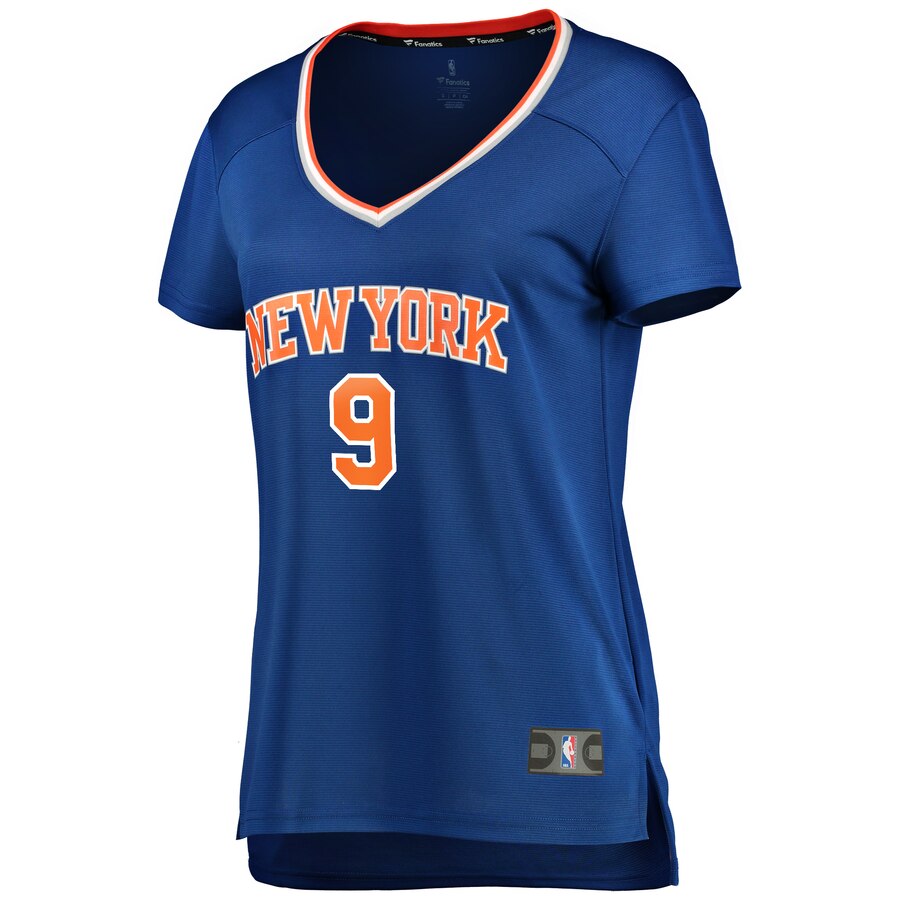 Alternative view of Rj Barrett New York Knicks Fanatics Branded Women's Fast Break Player Jersey - Icon Edition - Blue