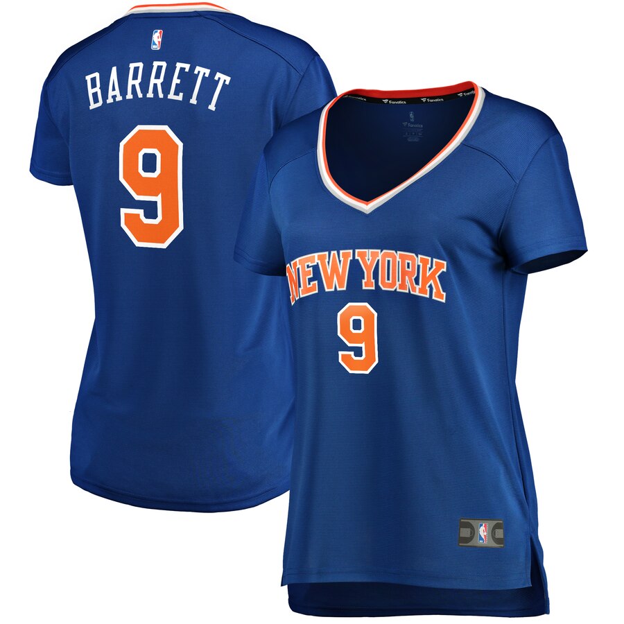 Rj Barrett New York Knicks Fanatics Branded Women's Fast Break Player Jersey - Icon Edition - Blue