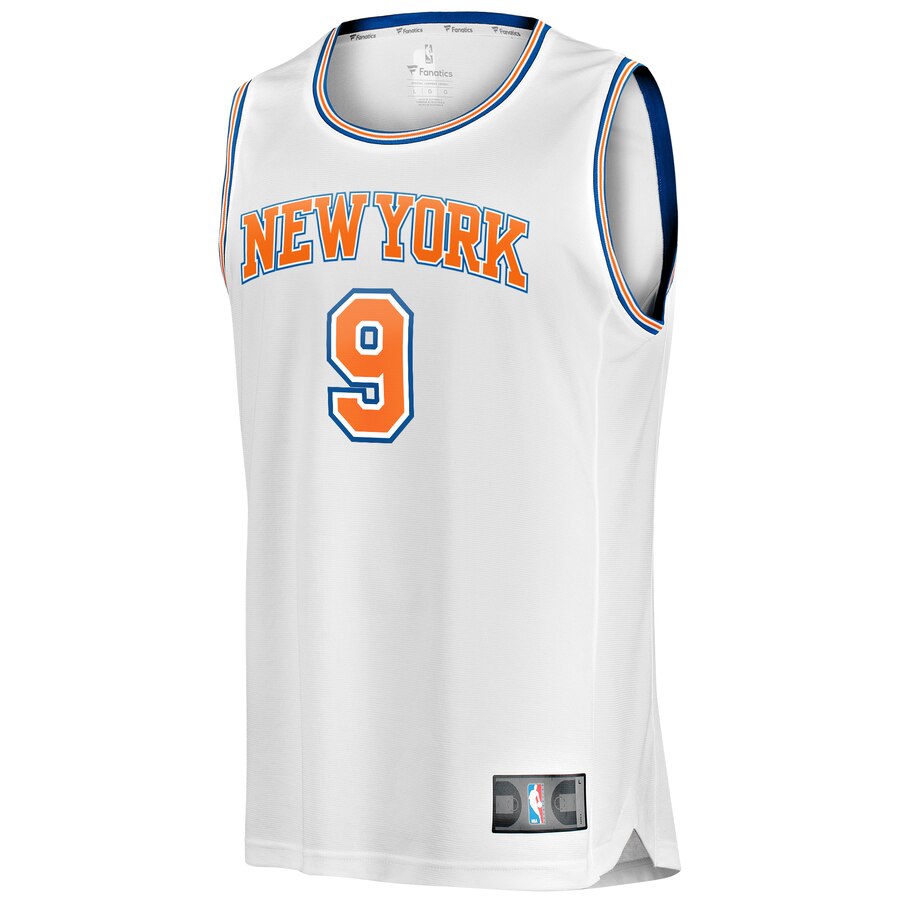 Alternative view of Rj Barrett New York Knicks Fanatics Branded Youth Fast Break Player Jersey - Statement Edition - White