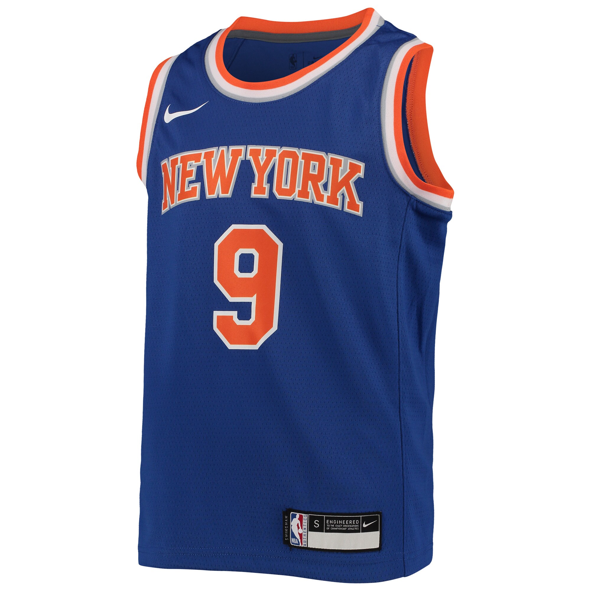 Alternative view of Rj Barrett New York Knicks Youth Swingman Jersey – Icon Edition – Royal