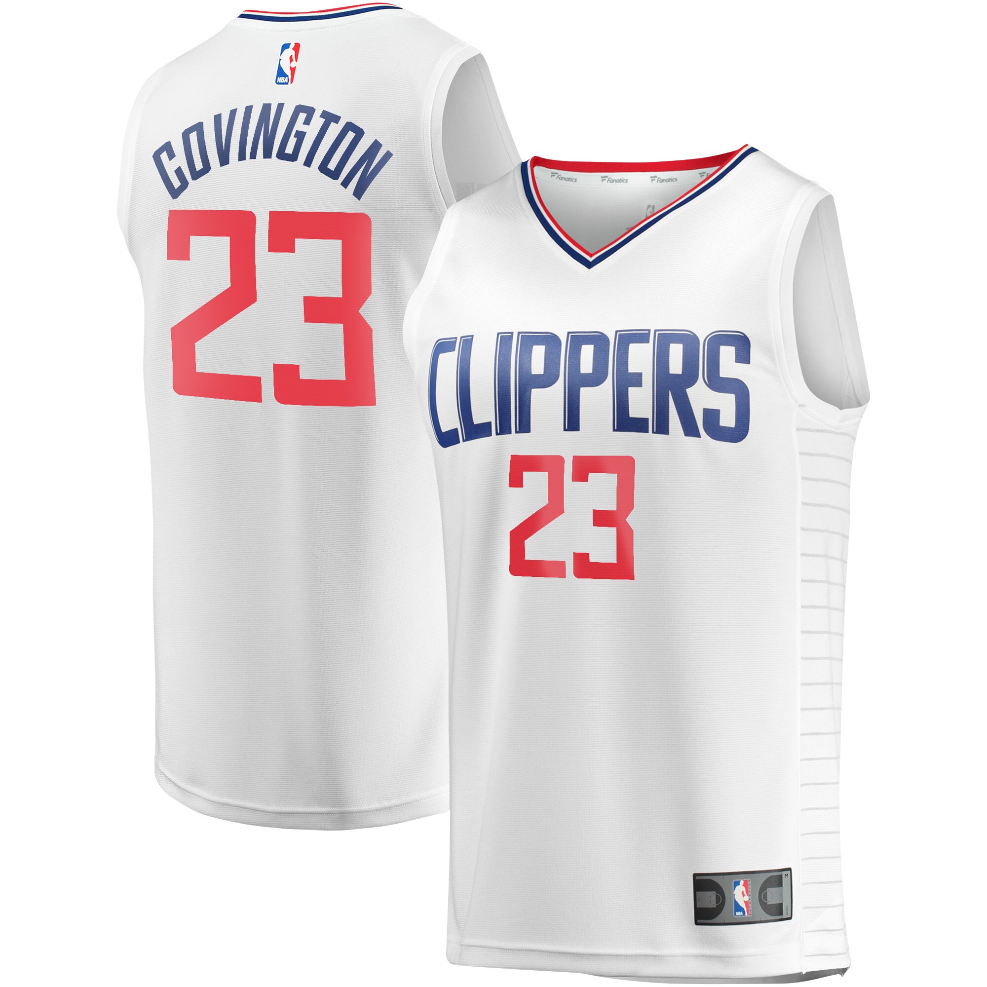 Robert Covington La Clippers Fanatics Branded Fast Break Player Jersey - Association Edition - White