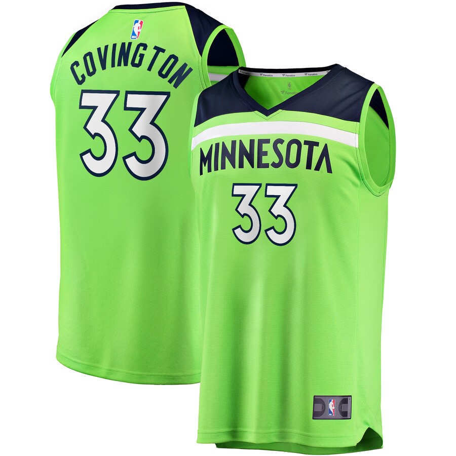 Robert Covington Minnesota Timberwolves Fanatics Branded Fast Break Replica Player Jersey – Statement Edition – Green