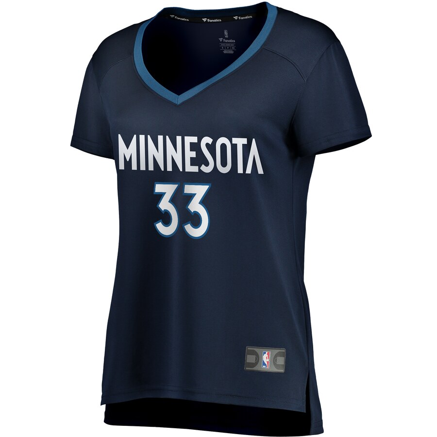 Alternative view of Robert Covington Minnesota Timberwolves Fanatics Branded Women's Fast Break Replica Player Jersey - Icon Edition - Navy