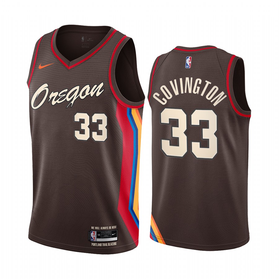 Robert Covington Portland Trail Blazers 2020-21 Chocolate City Edition Jersey 2020 Trade