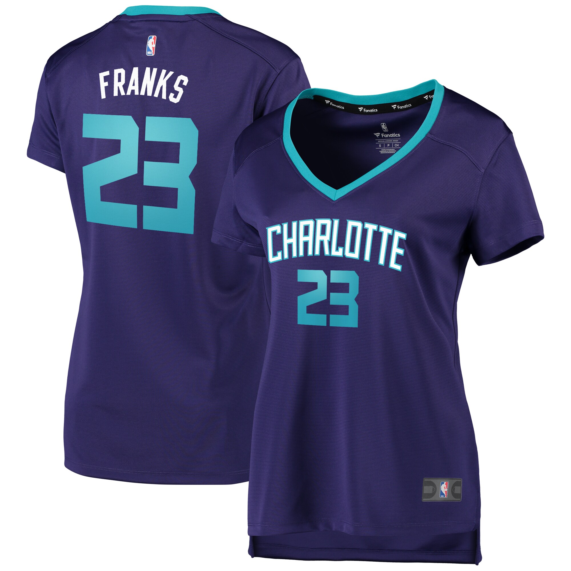Robert Franks Charlotte Hornets Fanatics Branded Women’s Fast Break Replica Jersey Purple – Statement Edition