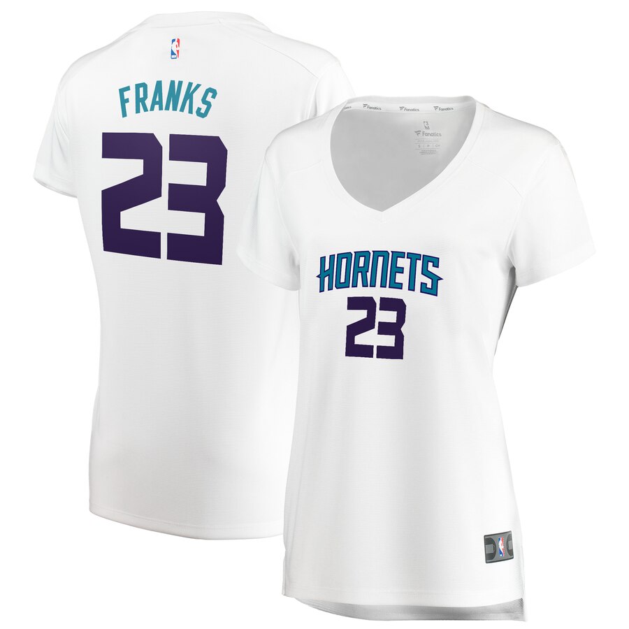 Robert Franks Charlotte Hornets Fanatics Branded Women's Fast Break Replica Jersey White - Association Edition