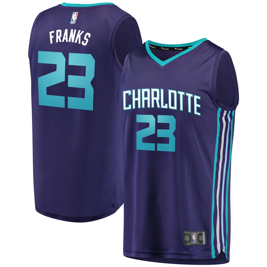 Robert Franks Charlotte Hornets Fanatics Branded Youth Fast Break Replica Jersey Purple - Statement Edition