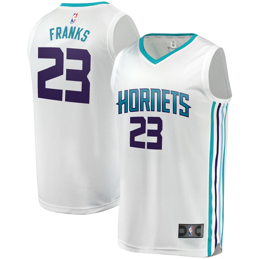 Robert Franks Charlotte Hornets Fanatics Branded Youth Fast Break Replica Player Jersey White - Association Edition