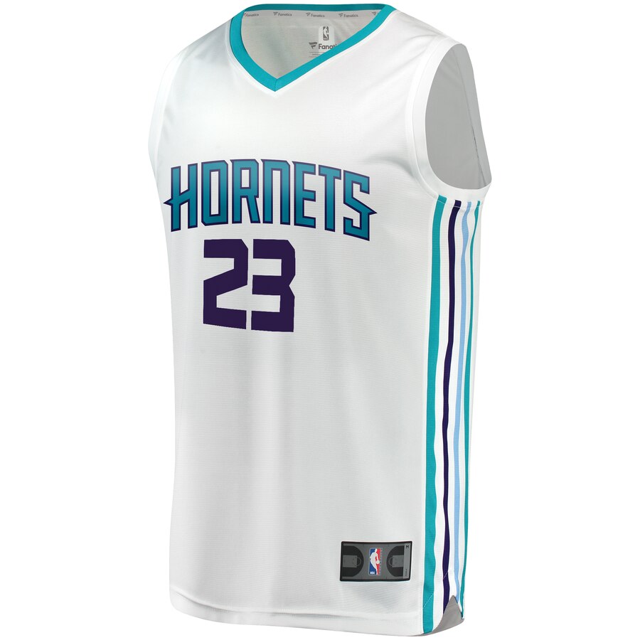 Alternative view of Robert Franks Charlotte Hornets Fanatics Branded Youth Fast Break Replica Player Jersey White - Association Edition
