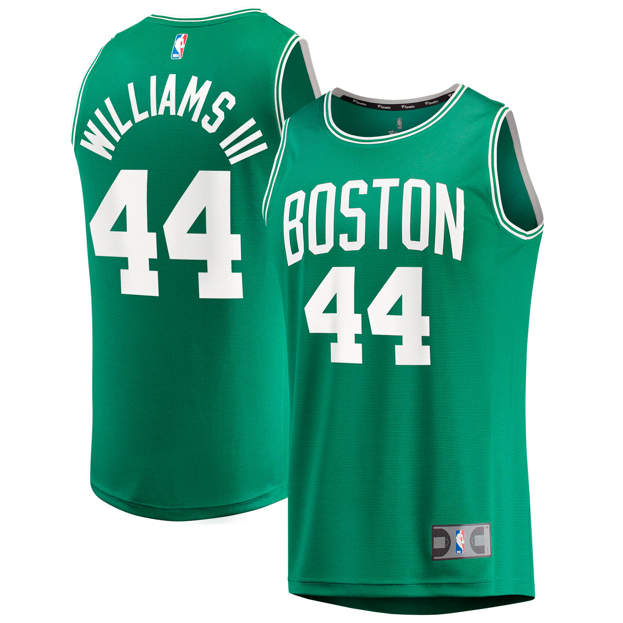 Alternative view of Robert Williams Iii Boston Celtics Fanatics Branded 2021/22 Fast Break Replica Jersey - Icon Edition - Kelly Green