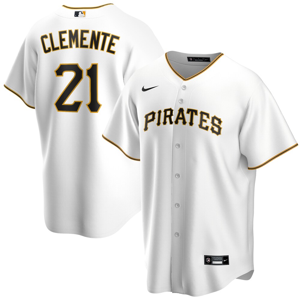 Roberto Clemente Pittsburgh Pirates 2020 Home Player Jersey - White