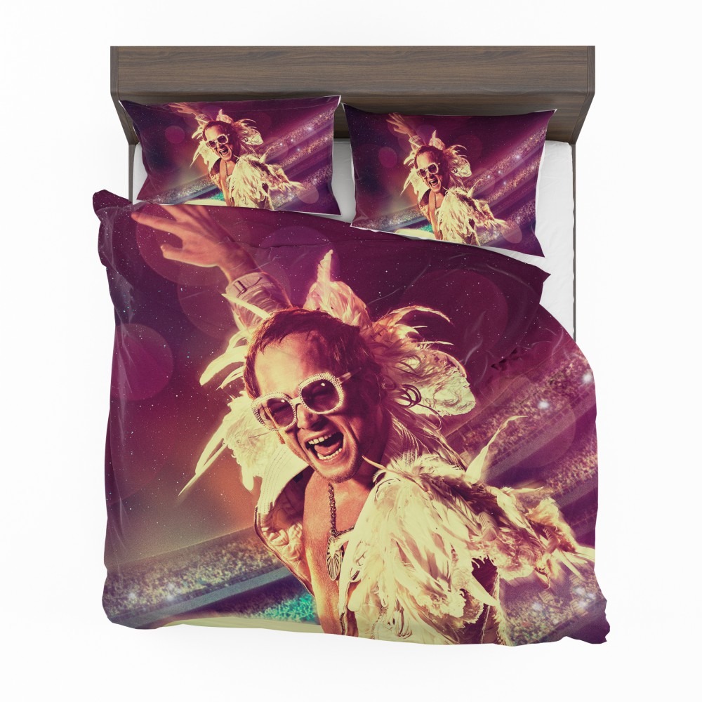 Alternative view of RocketMan Movie Taron Egerton Rocketman Bedding Set - Custom Bedding Set