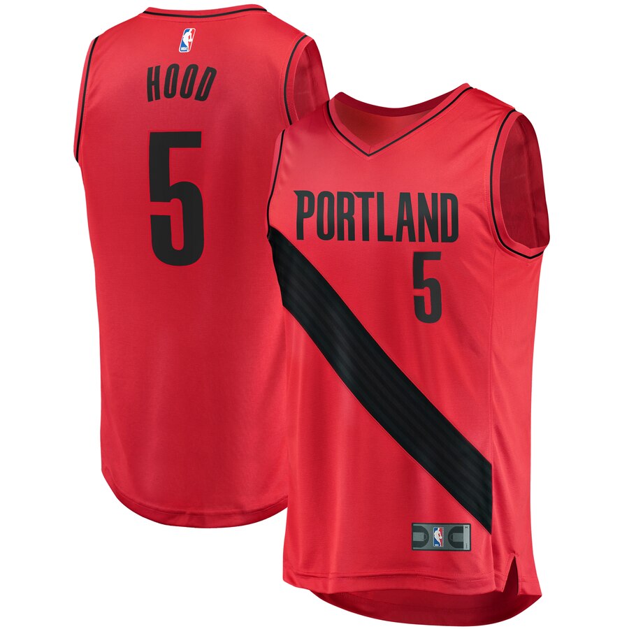 Rodney Hood Portland Trail Blazers Fanatics Branded Youth Fast Break Player Jersey - Statement Edition - Red