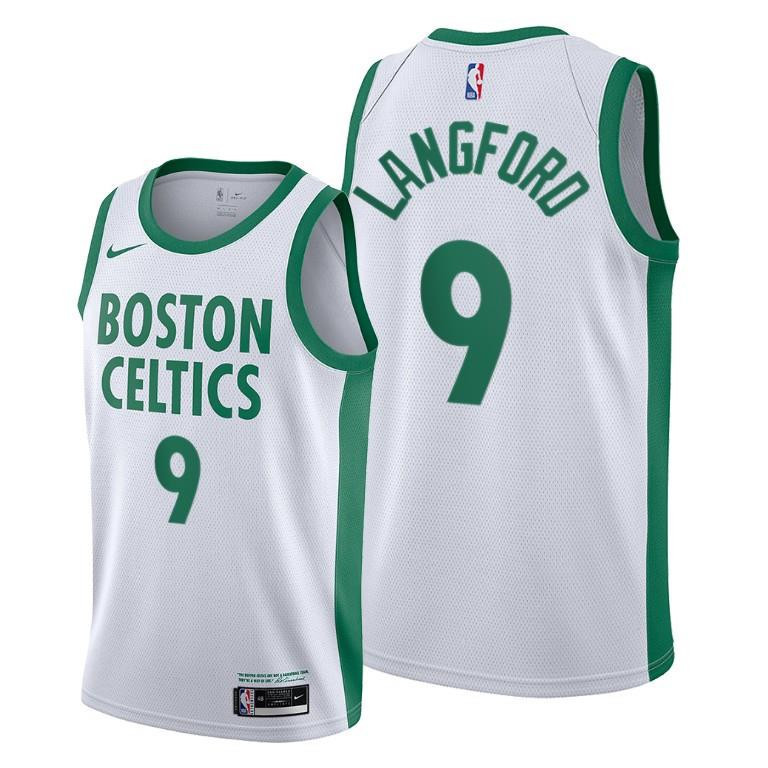 Romeo Langford Boston Celtics White City Edition Jersey 9 - Men Jersey - JS243