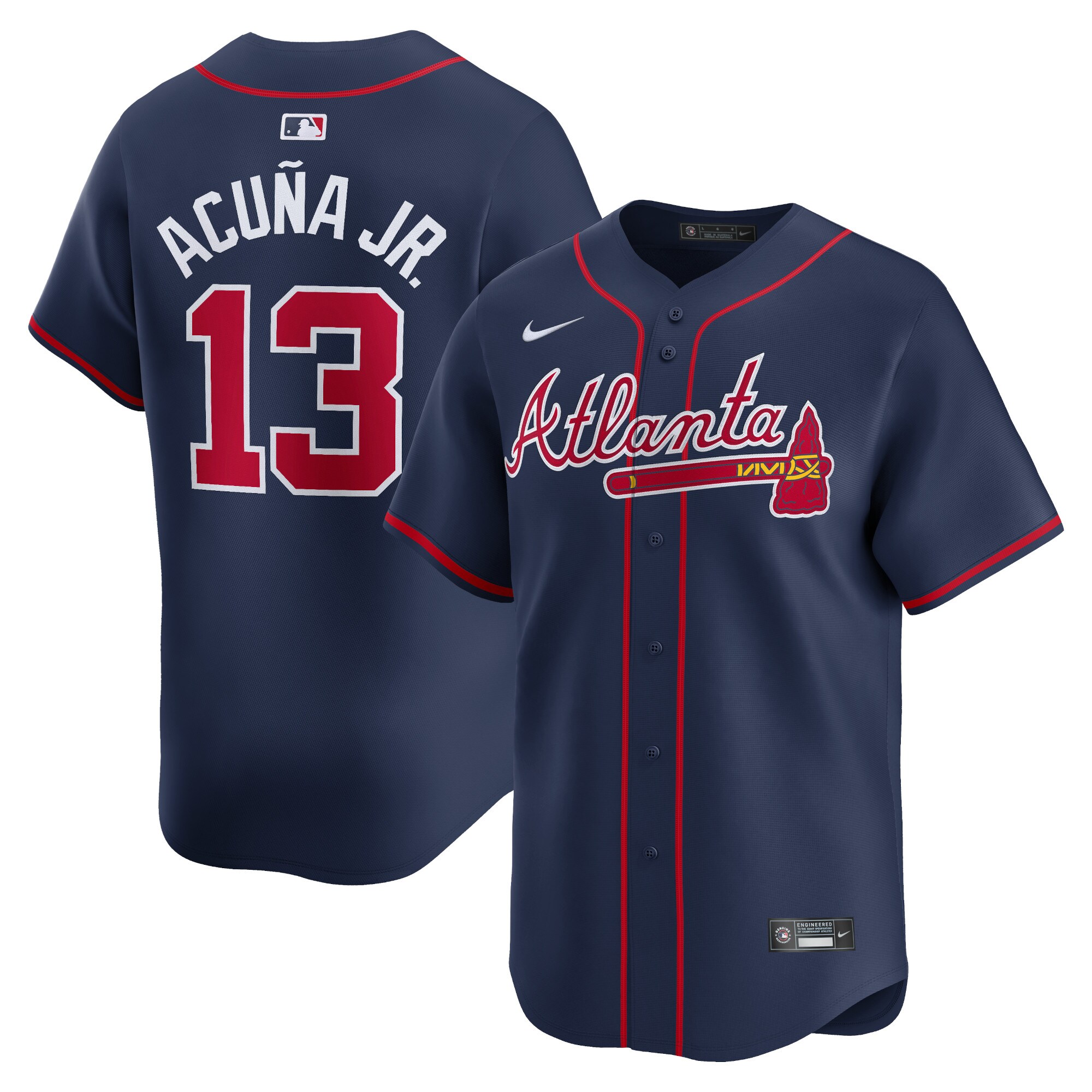 Ronald AcuÃƒÆ’Ã‚Â±a Jr. Atlanta Braves Alternate Limited Player JerseyÃƒâ€šÃ‚Â ÃƒÂ¢Ã¢â€šÂ¬Ã¢â‚¬Å“ Navy