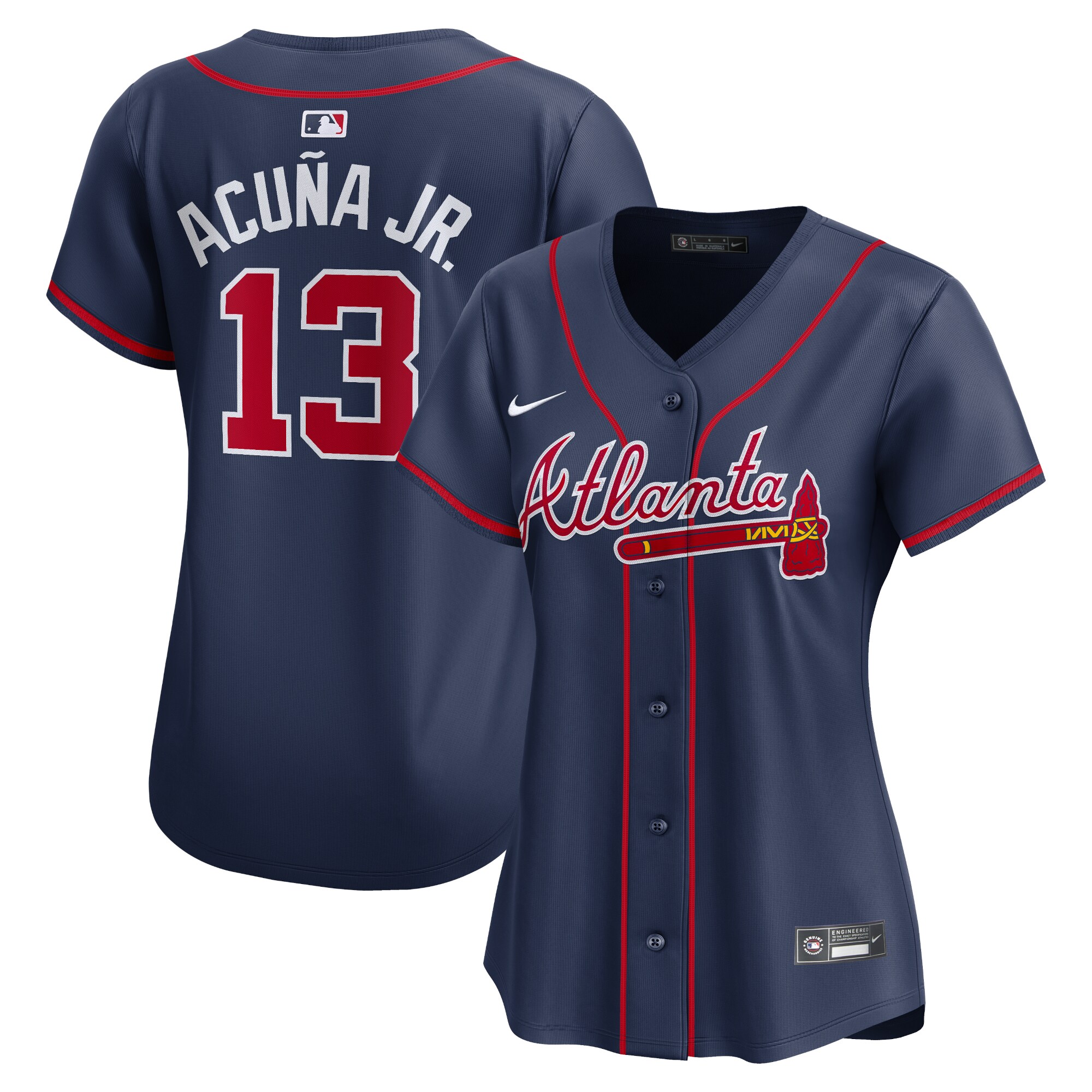 Ronald AcuÃƒÆ’Ã‚Â±a Jr. Atlanta Braves Women's Alternate Limited Player JerseyÃƒâ€šÃ‚Â ÃƒÂ¢Ã¢â€šÂ¬Ã¢â‚¬Å“ Navy