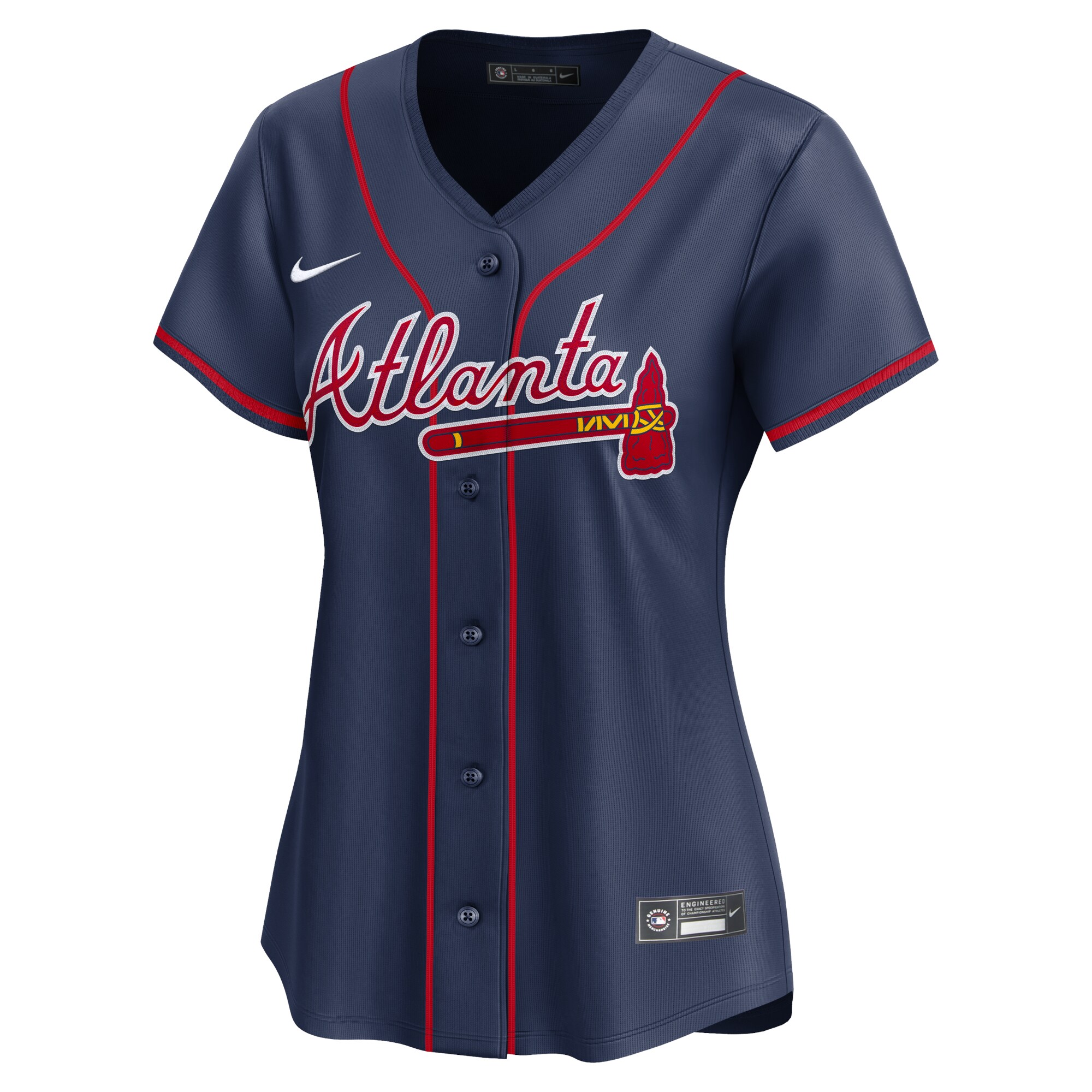 Alternative view of Ronald AcuÃƒÆ’Ã‚Â±a Jr. Atlanta Braves Women's Alternate Limited Player JerseyÃƒâ€šÃ‚Â ÃƒÂ¢Ã¢â€šÂ¬Ã¢â‚¬Å“ Navy