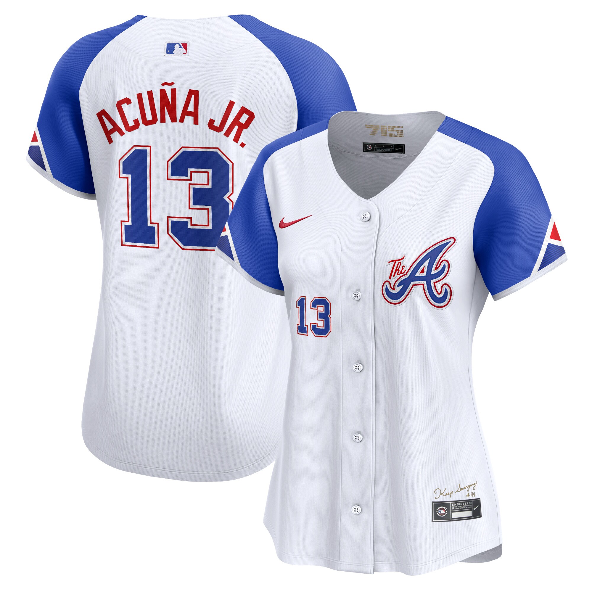 Ronald AcuÃƒÆ’Ã‚Â±a Jr. Atlanta Braves Women's City Connect Limited Player Jersey - White