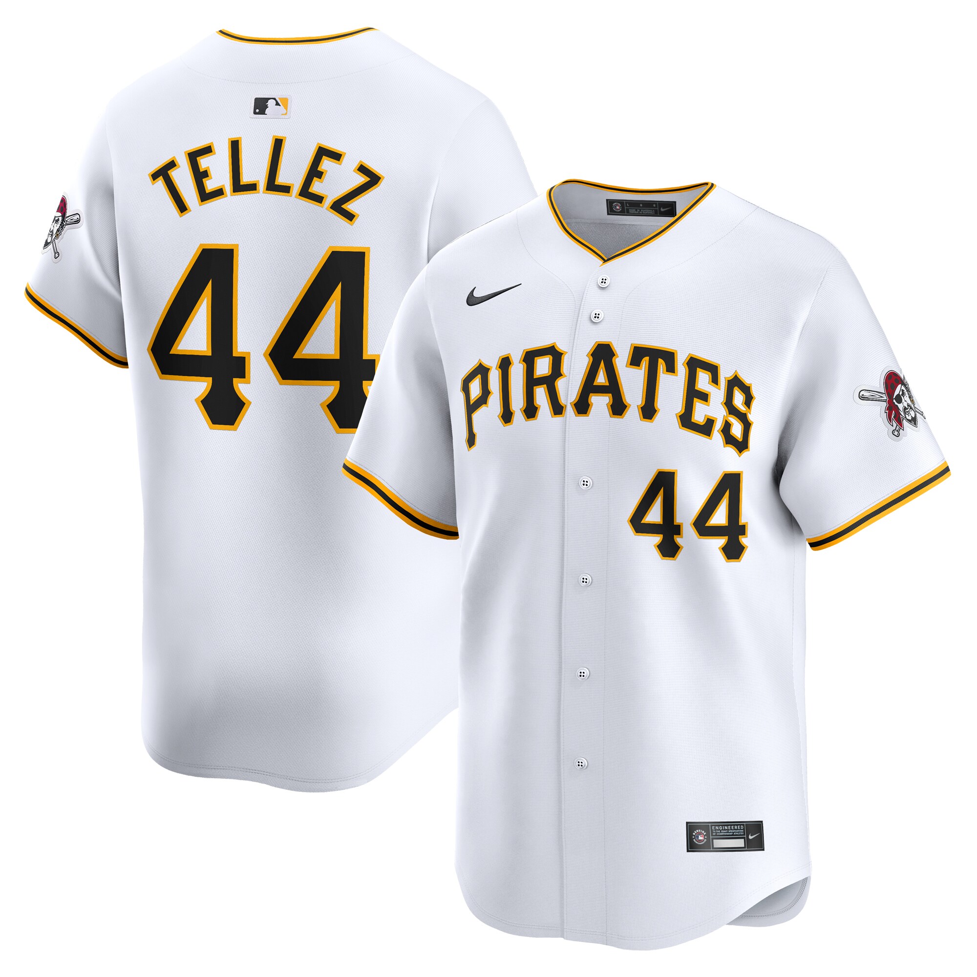 Rowdy Tellez Pittsburgh Pirates Home Limited Player JerseyÃƒâ€šÃ‚Â ÃƒÂ¢Ã¢â€šÂ¬Ã¢â‚¬Å“ White