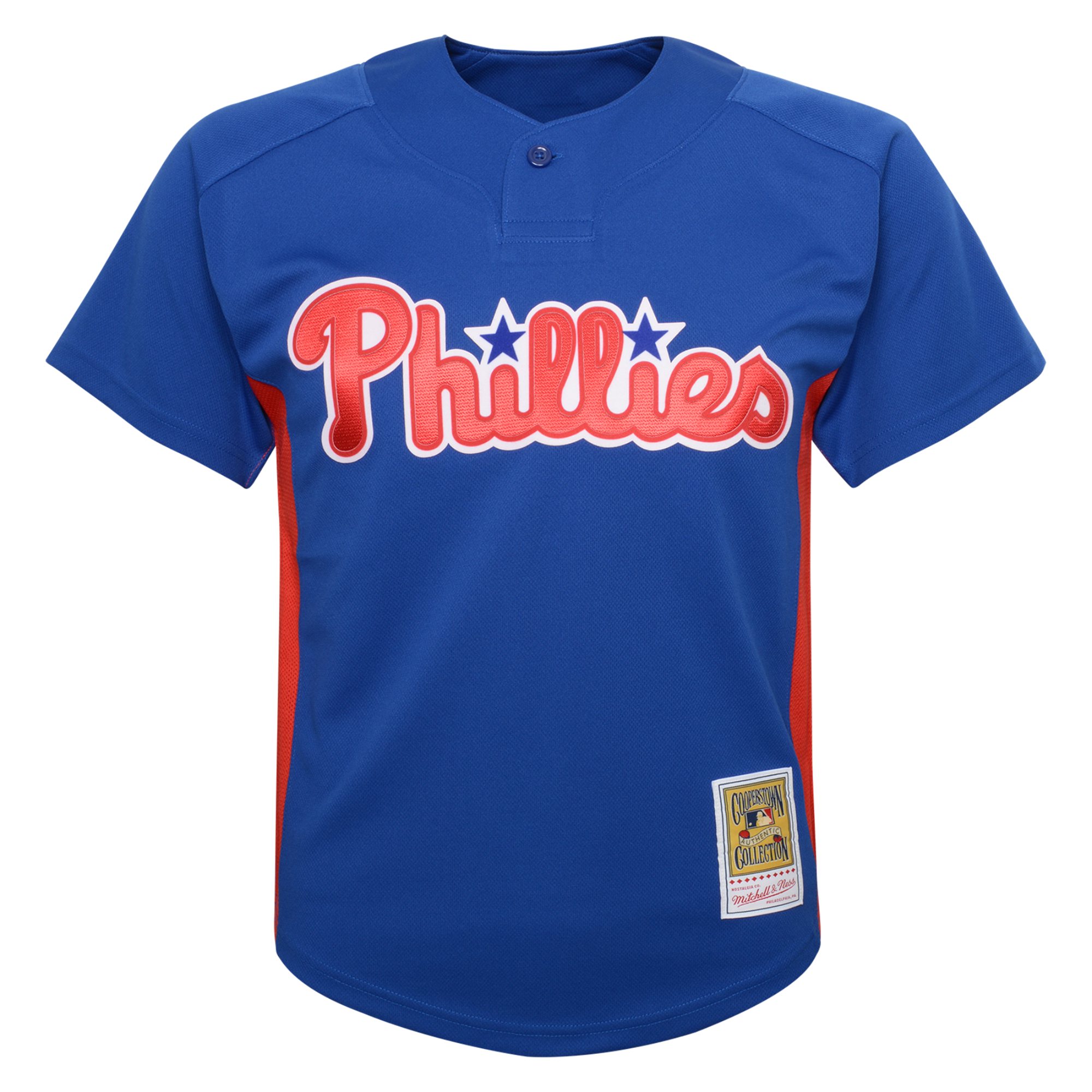 Alternative view of Roy Halladay Philadelphia Phillies Mitchell & Ness Youth Cooperstown CollectionÃƒâ€šÃ‚Â mesh Batting Practice Jersey - Royal