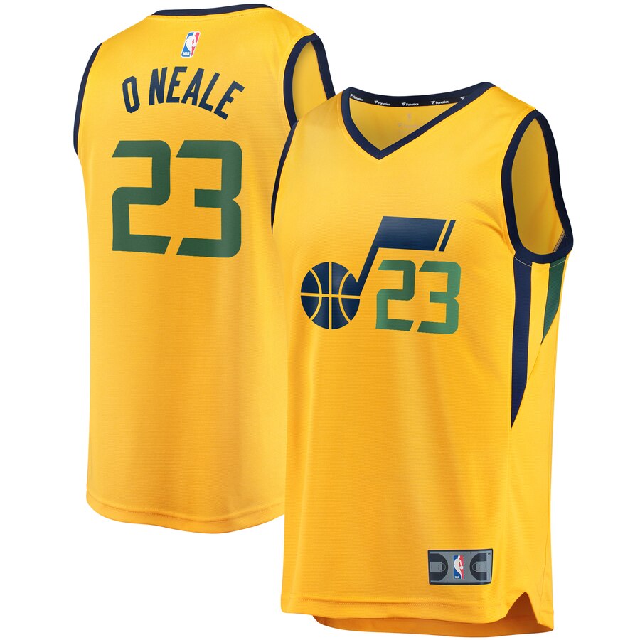 Royce O'neale Utah Jazz Fanatics Branded Youth Fast Break Player Jersey - Statement Edition - Gold