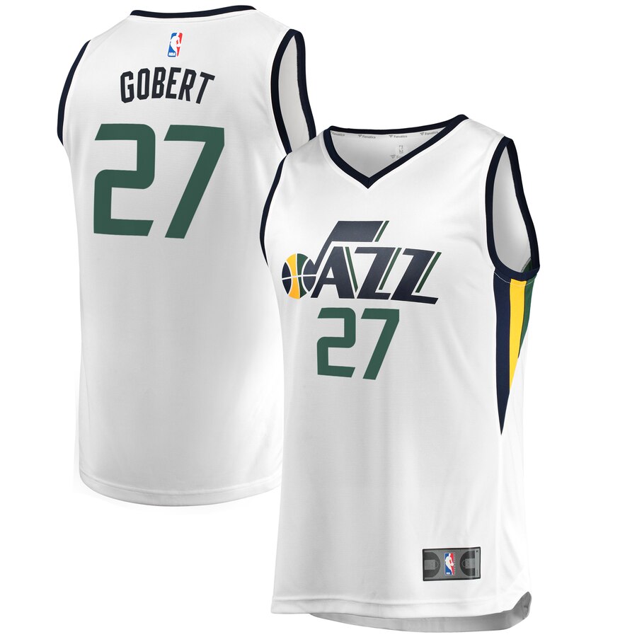 Rudy Gobert Utah Jazz Fanatics Branded Fast Break Jersey - Association Edition - White