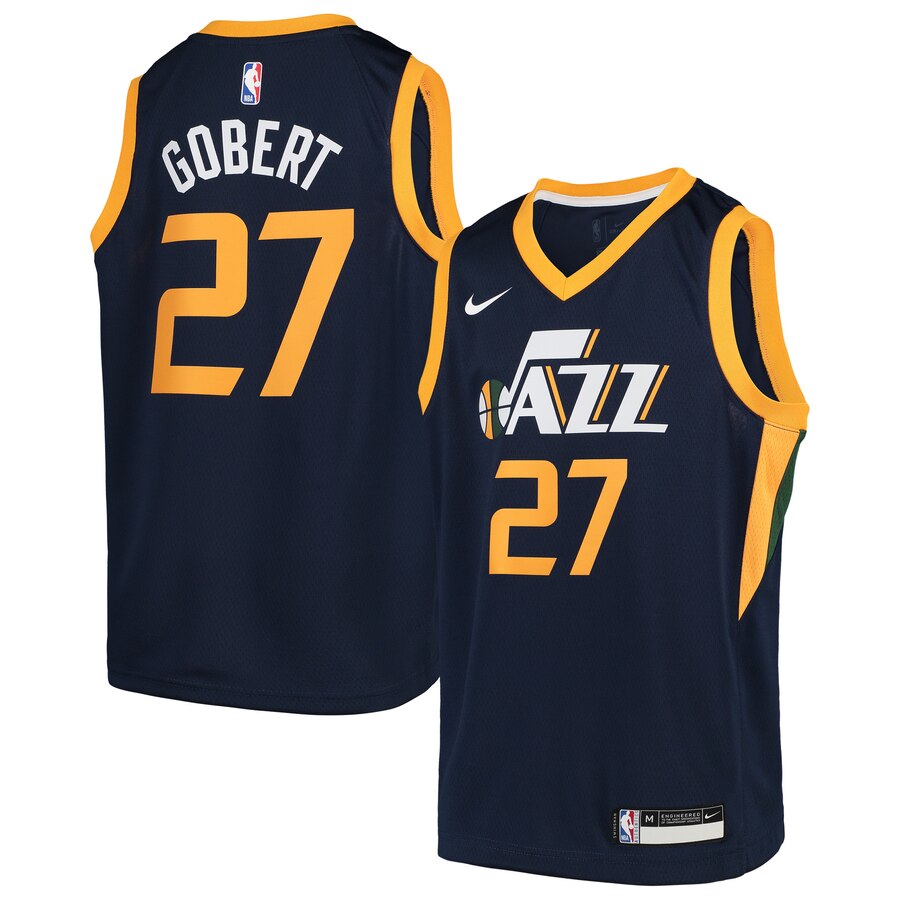 Rudy Gobert Utah Jazz Youth Swingman Jersey - Navy - Icon Edition