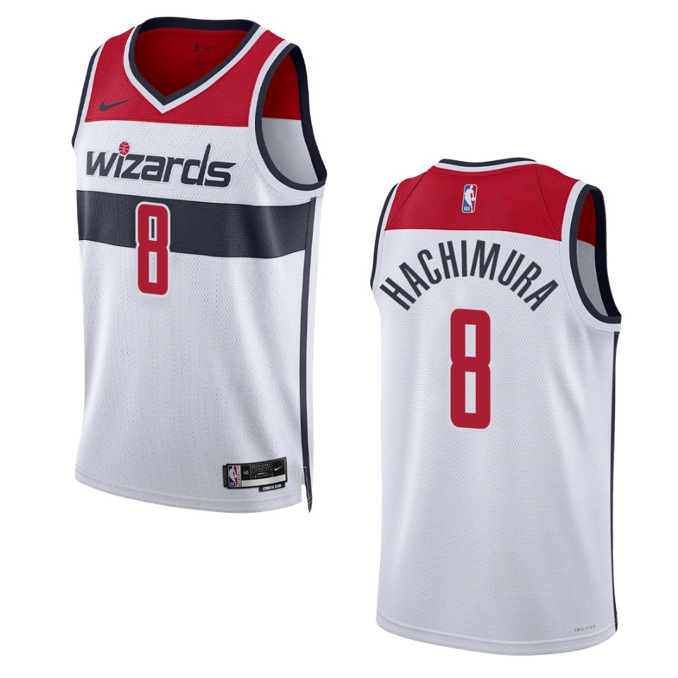 Rui Hachimura Association Edition Washington Wizards 2022-23 White Swingman Jersey
