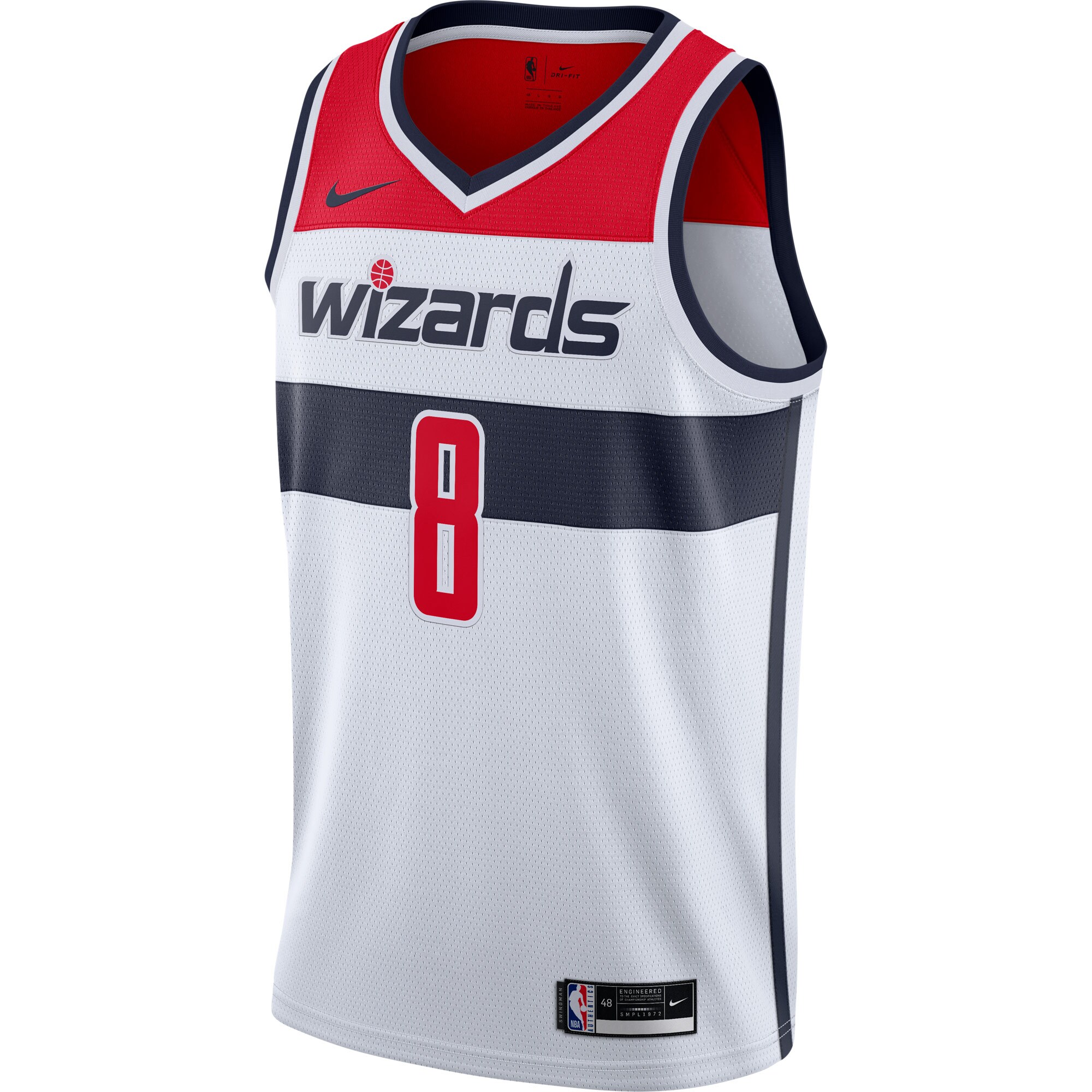 Alternative view of Rui Hachimura Washington Wizards 2020/21 Swingman Jersey – White – Association Edition